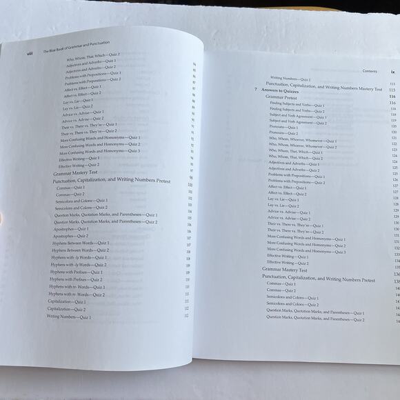 The Blue Book of Grammar and Punctuation by Jane Straus Paperback Textbook - Picture 7 of 12